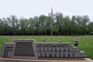 Veterans Cemetery in Estell Manor Park